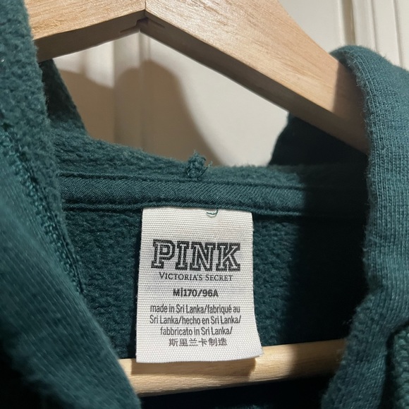 Pink VS Love Pink sweatshirt with hoodie and sequins - Picture 12 of 12